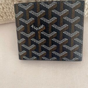 Goyard Black and Brown Card Holder/Pre-Owned